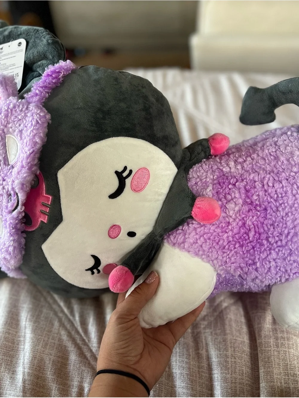 Sleeping Kuromi plush 18 inch